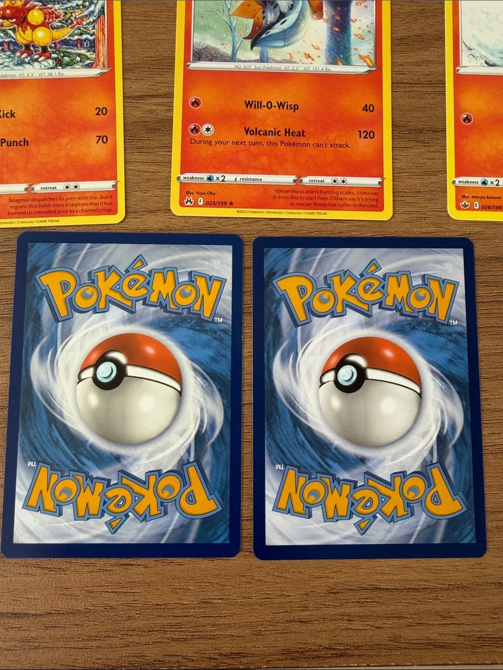🔥 Fire Pokémon Card Lot | Scorbunny Magmar Volcarona Charcadet ✨5/$25✨